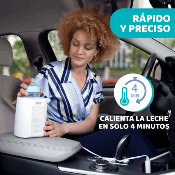 Calienta Biberones Chicco Rápido y Portátil | Ideal para Casa y Coche - Imagen 3