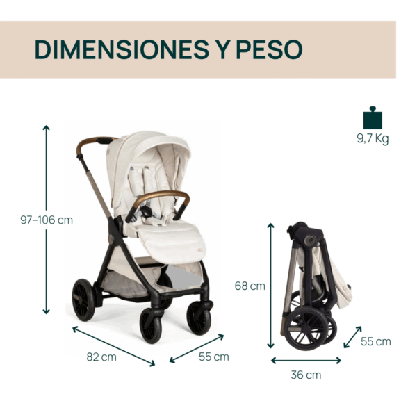 Carro Chicco Bellagio con capazo Gran Comfort - Imagen 4