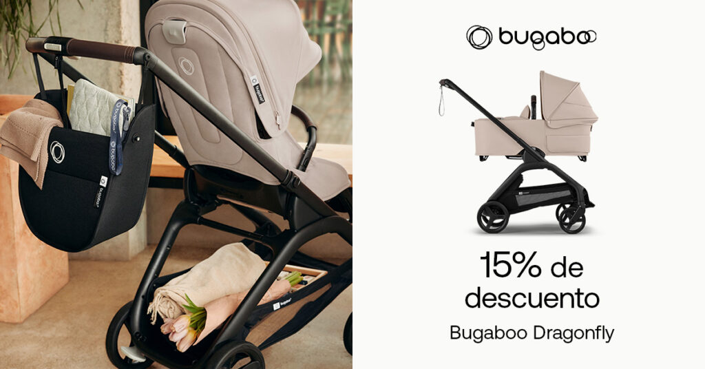 Promoción Bugaboo Dragonfly con 15% de descuento en Mua Bebe cochecito urbano plegado compacto