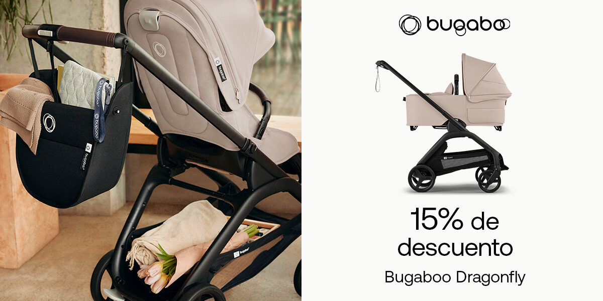 promocion-bugaboo-dragonfly-descuento-muabebe Promoción Bugaboo Dragonfly con 15% de descuento en Mua Bebe cochecito urbano plegado compacto